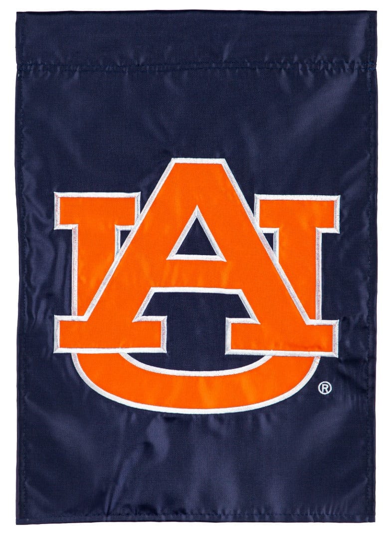 Auburn Tigers Garden Flag 2 Sided Applique Logo 16A928 Heartland Flags