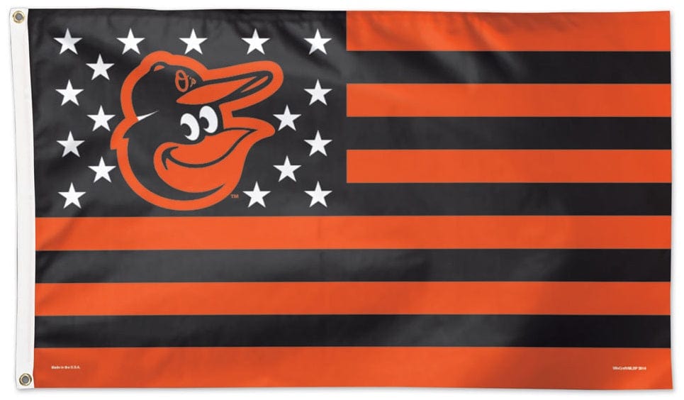 Baltimore Orioles Americana Flag 3x5 Stars And Stripes 02497115 Heartland Flags