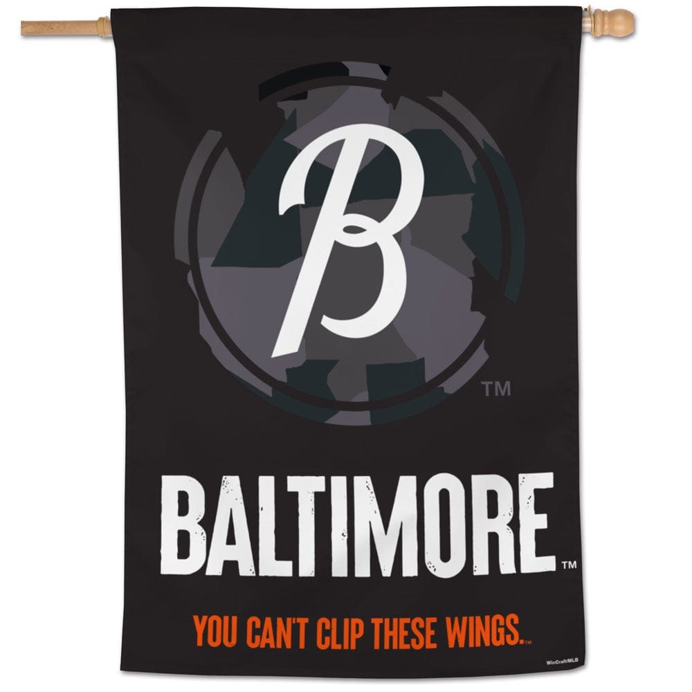 Baltimore Orioles Banner City Connect House Flag 63948223 Heartland Flags