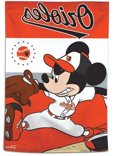 Baltimore Orioles Flag Mickey Mouse Banner 88150118 Heartland Flags