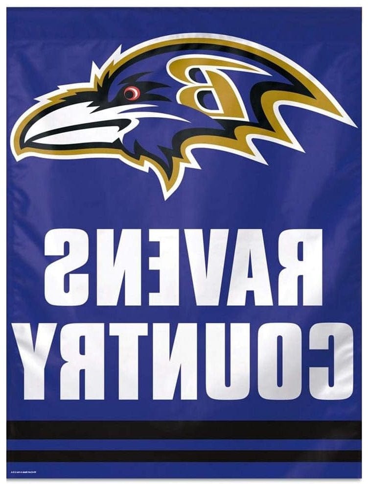 Baltimore Ravens Country Banner Vertical House Flag 71952011 Heartland Flags