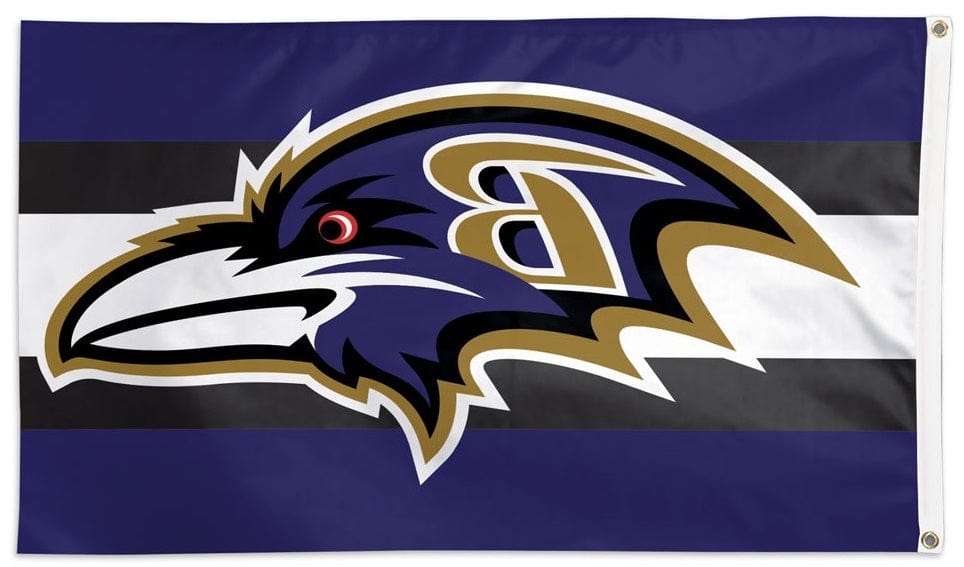 Baltimore Ravens Flag 3x5 Home Stripe 32445321 Heartland Flags