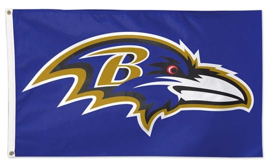 Baltimore Ravens Flag 3x5 Purple 2 Sided 01800116 Heartland Flags