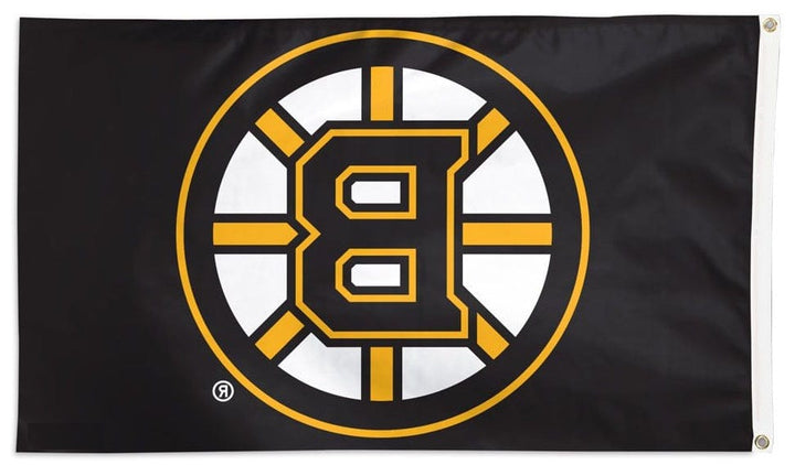 Boston Bruins Flag 3x5 Logo Black 02415115 Heartland Flags