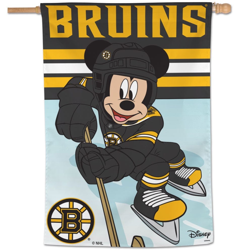 Boston Bruins Flag Mickey Mouse Hockey House Banner 24942320 Heartland Flags