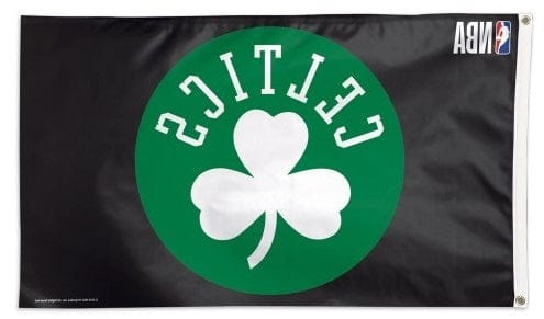 Boston Celtics Flag 3x5 Black Clover Logo heartlandflags