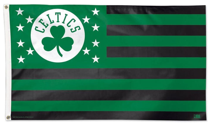 Boston Celtics Flag 3x5 Stars And Stripes 90074117 Heartland Flags