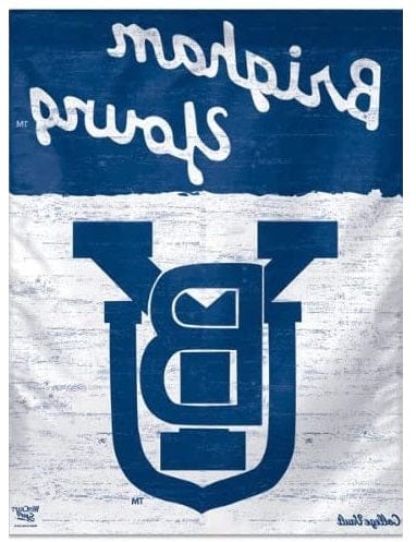Brigham Young Flag BYU Throwback Logo Vault 750597 Heartland Flags