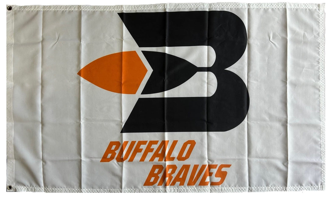 Buffalo Braves Flag 3x5 Logo 2 Sided 696201 Heartland Flags