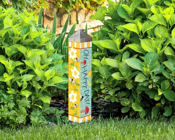 Bumbly Bees Art Pole 20 Inches Tall PL20060 Heartland Flags