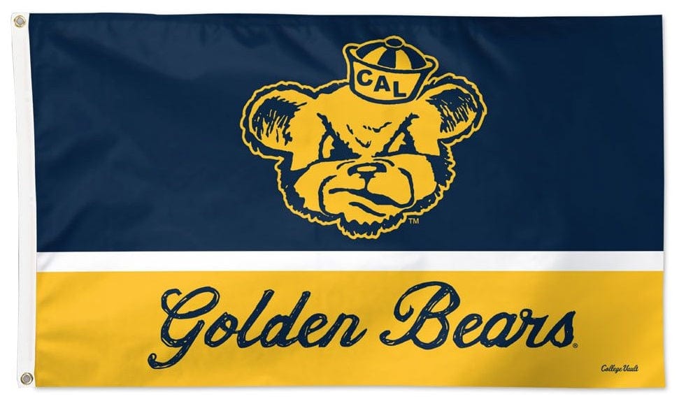 California Golden Bears Flag 3x5 Vintage Logo 08618119 Heartland Flags