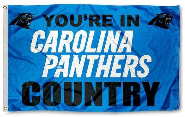 Carolina Panthers Flag 3x5 Country Slogan 94128B Heartland Flags