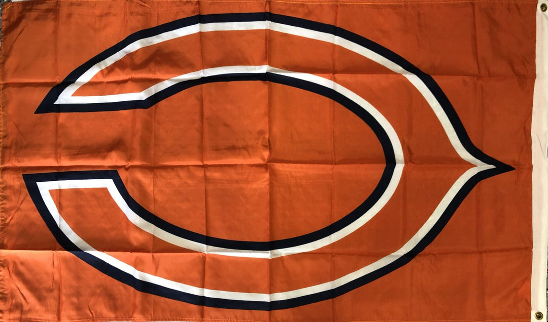 Chicago Bears Flag 3x5 Logo Orange 304836 Heartland Flags