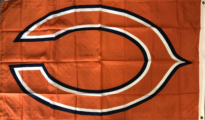 Chicago Bears Flag 3x5 Logo Orange 304836 Heartland Flags