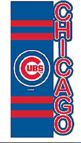 Chicago Cubs Banner Sculpted 3D heartlandflags