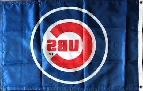 Chicago Cubs Flag 3x5 Bullseye Logo Single Sided 01765115 Heartland Flags