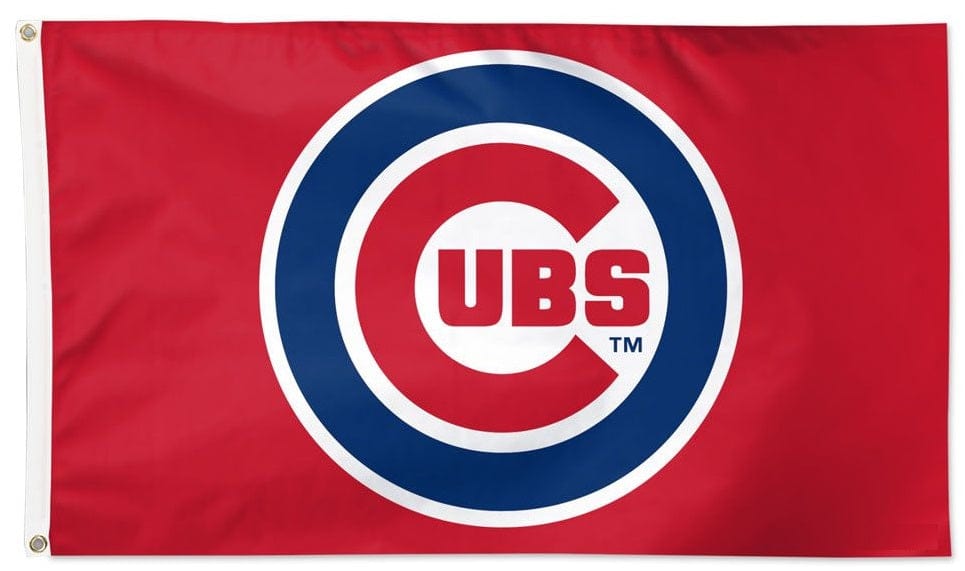 Chicago Cubs Flag 3x5 Logo Red 2 Sided 34434322 Heartland Flags