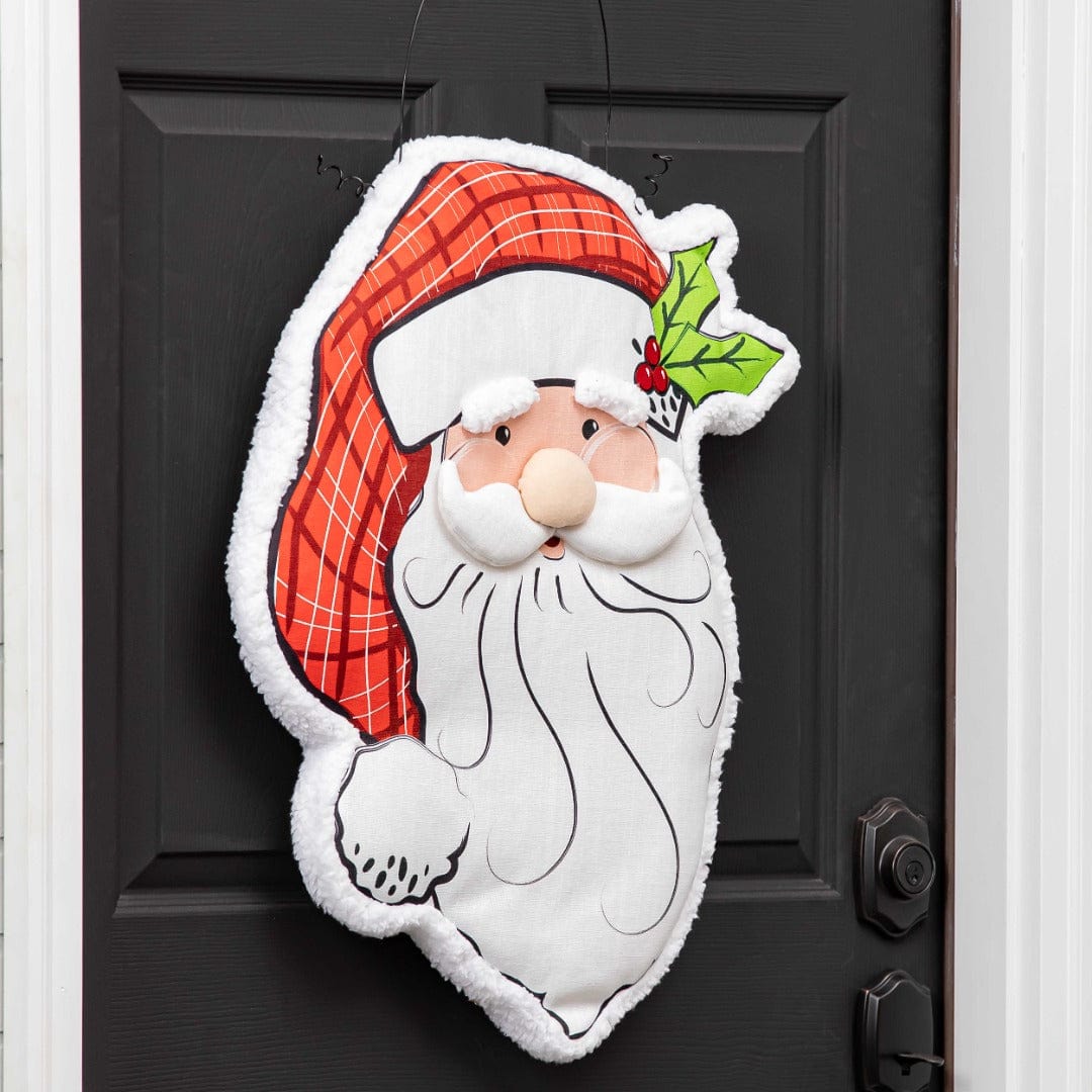 Christmas Santa Claus Estate Door Decoration Hanger 2DEB2442 Heartland Flags
