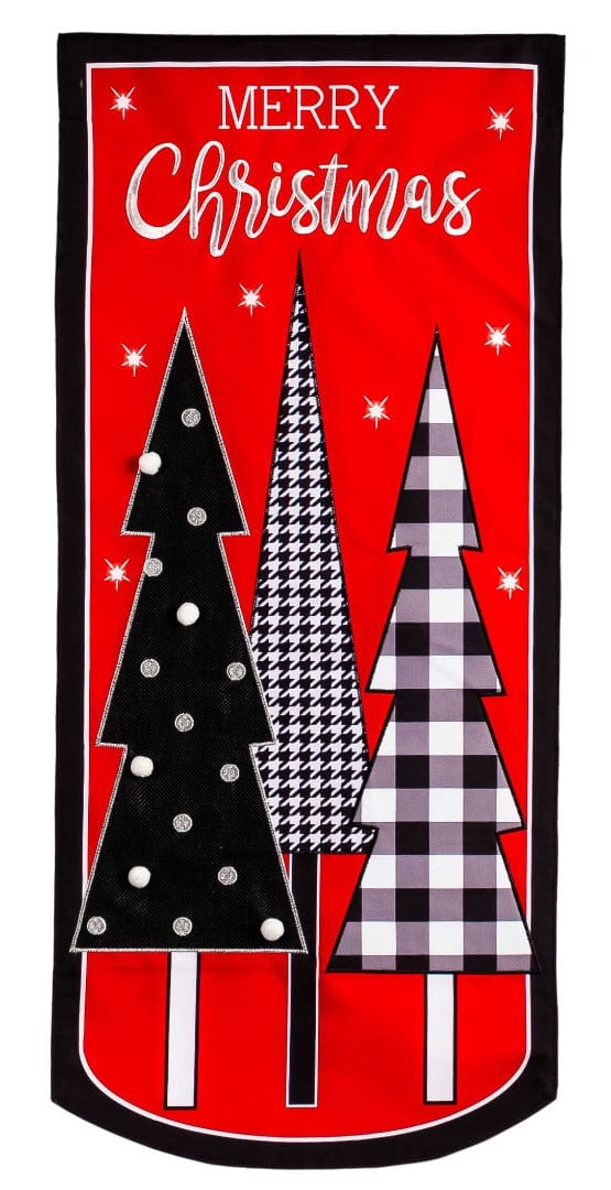 Christmas Tree Trio Long Garden Flag 2 Sided XL 14L10606XL Heartland Flags