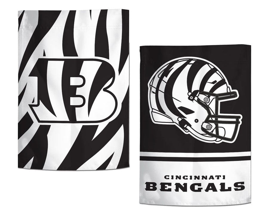Cincinnati Bengals Garden Flag 2 Sided Alternate BW 78625324 Heartland Flags