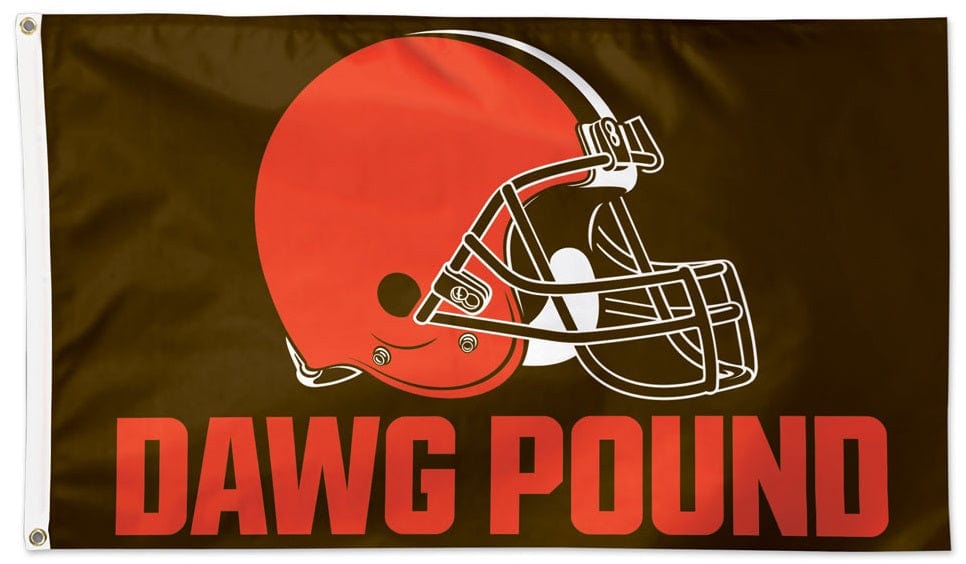 Cleveland Browns Flag 3x5 Dawg Pound Slogan 32606321 Heartland Flags