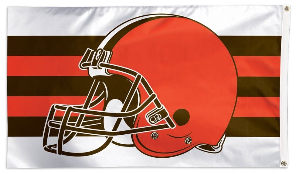 Cleveland Browns Flag 3x5 Helmet Away Stripe 32608321 Heartland Flags