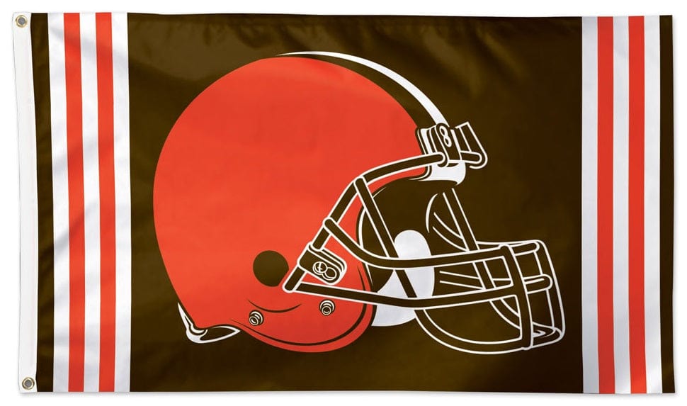 Cleveland Browns Flag 3x5 Vertical Stripe Helmet 32610321 Heartland Flags