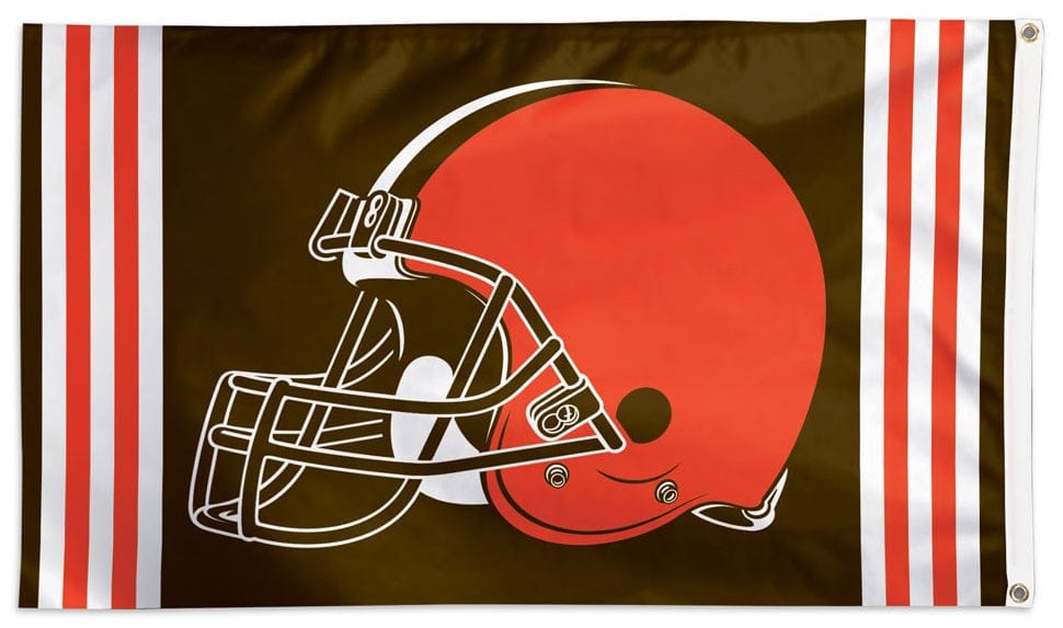 Cleveland Browns Flag 3x5 Vertical Stripe Helmet 32610321 Heartland Flags