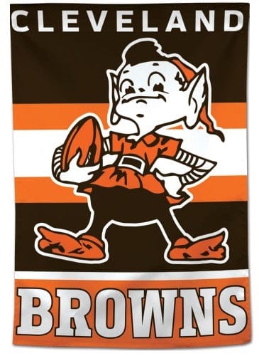 Cleveland Browns House Flag Retro Logo 41967118 Heartland Flags