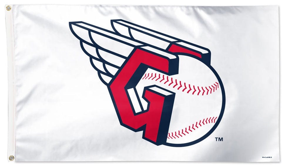 Cleveland Guardians Flag 3x5 Logo White 41047322 Heartland Flags