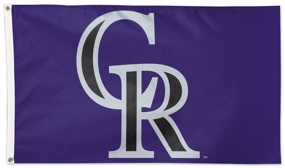 Colorado Rockies Flag 3x5 CR Logo Purple 63603117 Heartland Flags