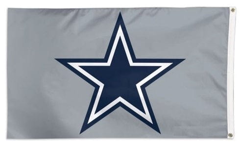 Dallas Cowboys Flag 3x5 Grey Logo 14988115 Heartland Flags