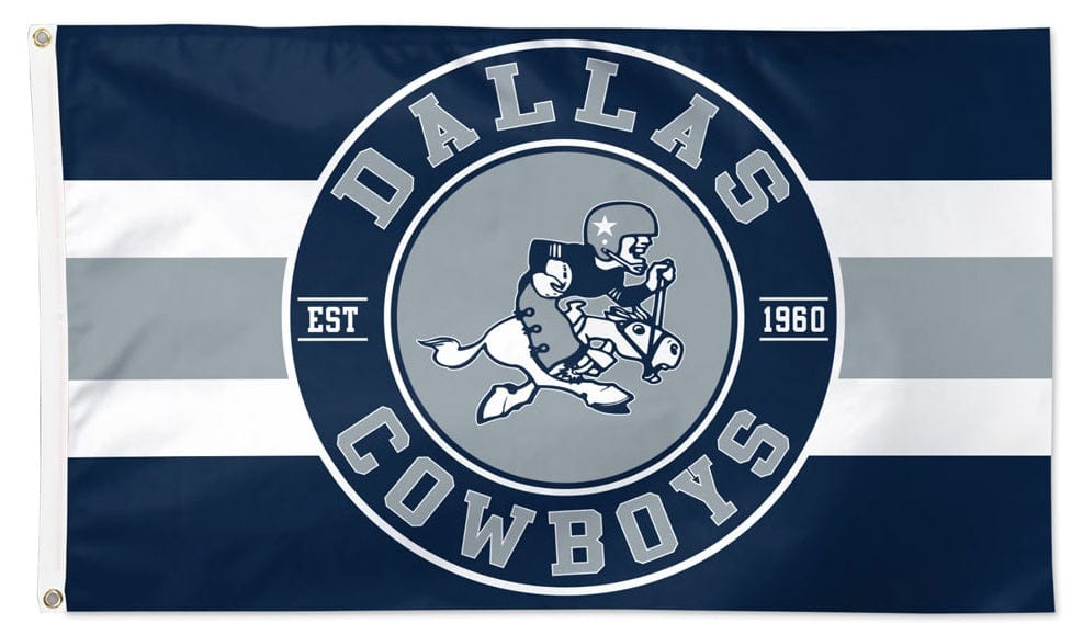 Dallas Cowboys Flag 3x5 Throwback Logo 45297321 Heartland Flags