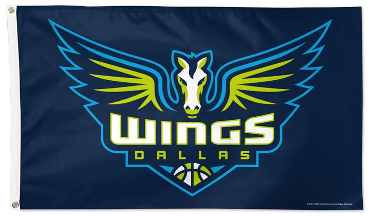 Dallas Wings Flag 3x5 Logo heartlandflags