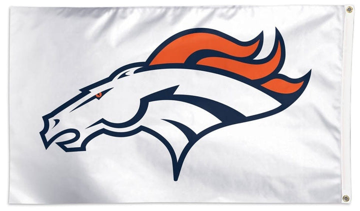Denver Broncos Flag 3x5 White 32393321 Heartland Flags