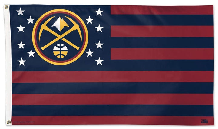 Denver Nuggets Flag 3x5 Americana NBA Stars Stripes 91385118 Heartland Flags