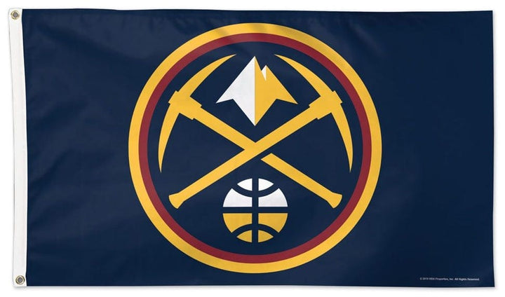 Denver Nuggets Flag 3x5 Logo on Navy 02388119 Heartland Flags