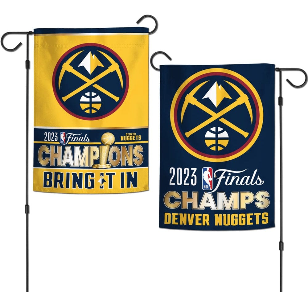 Denver Nuggets Garden Flag 2 Sided NBA Champions Bring It In 09775105 Heartland Flags