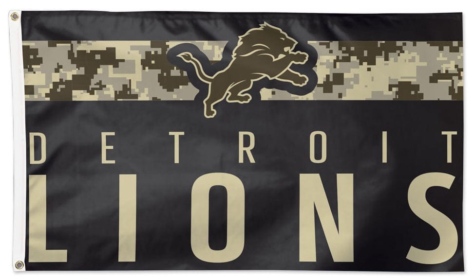 Detroit Lions Flag 3x5 Digi Camo 32421321 Heartland Flags