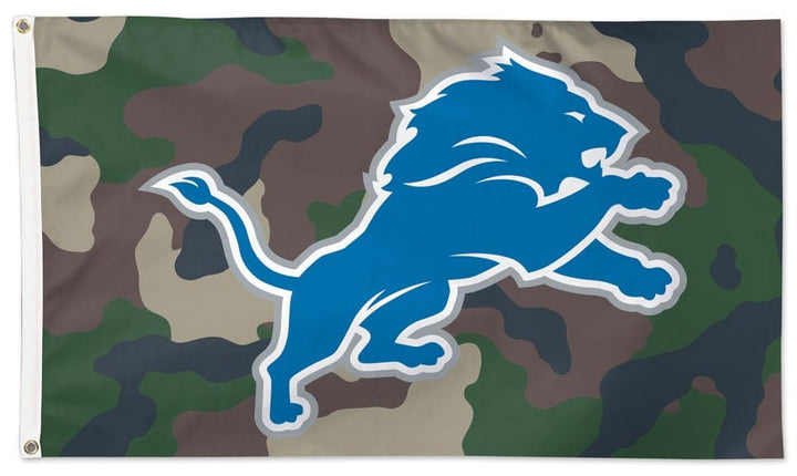 Detroit Lions Flag 3x5 Military Camo 32412321 Heartland Flags