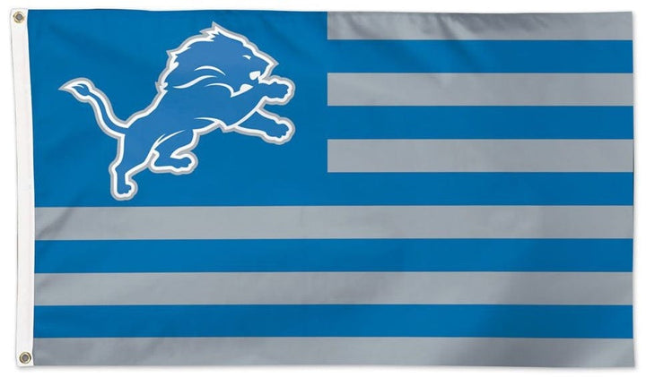Detroit Lions Flag 3x5 Patriotic Americana 67243117 Heartland Flags