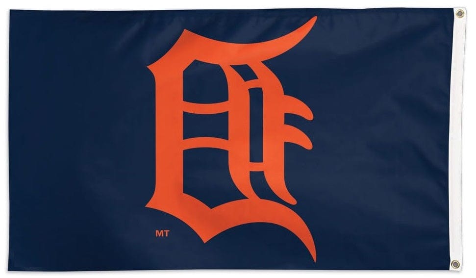 Detroit Tigers Flag 3x5 Orange D Logo 26710017 Heartland Flags