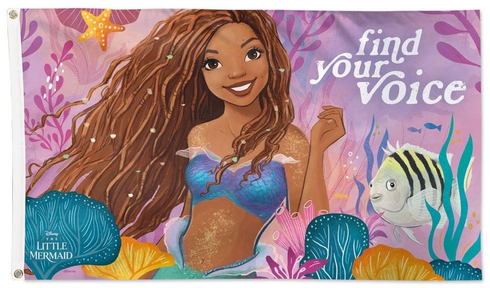 Disney Little Mermaid Flag 3x5 Find Your Voice heartlandflags