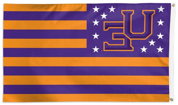 Evansville Purple Aces Flag 3x5 Americana Stars Stripes 67763122 Heartland Flags