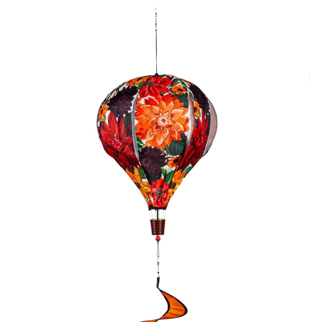 Fall Floral Home Sweet Home Balloon Spinner With Tail 45BB519 Heartland Flags