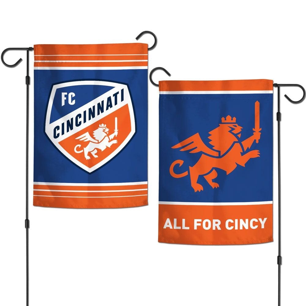FC Cincinnati Garden Flag 2 Sided Soccer MLS 30279023 Heartland Flags
