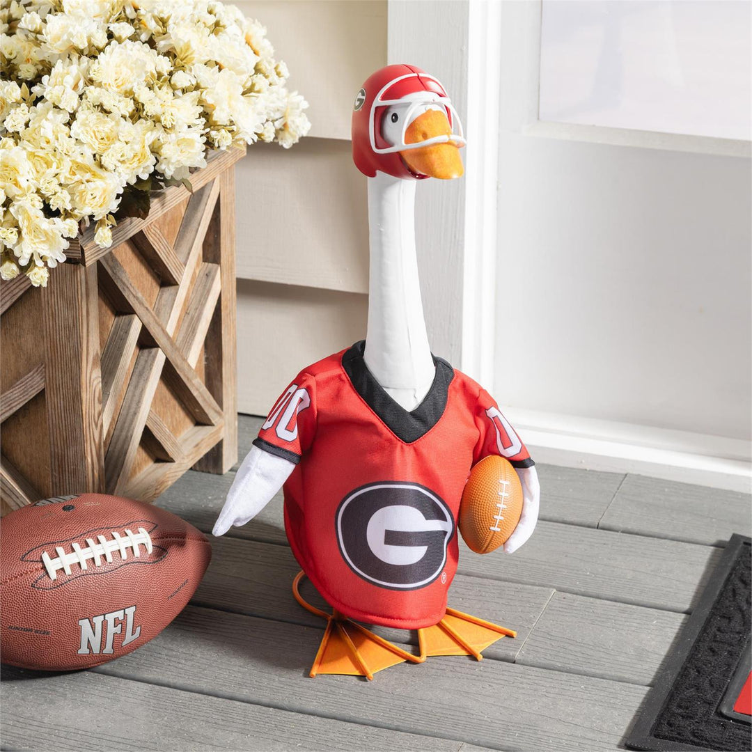 Georgia Bulldogs Football Porch Goose Outfit for 21 Inch Goose