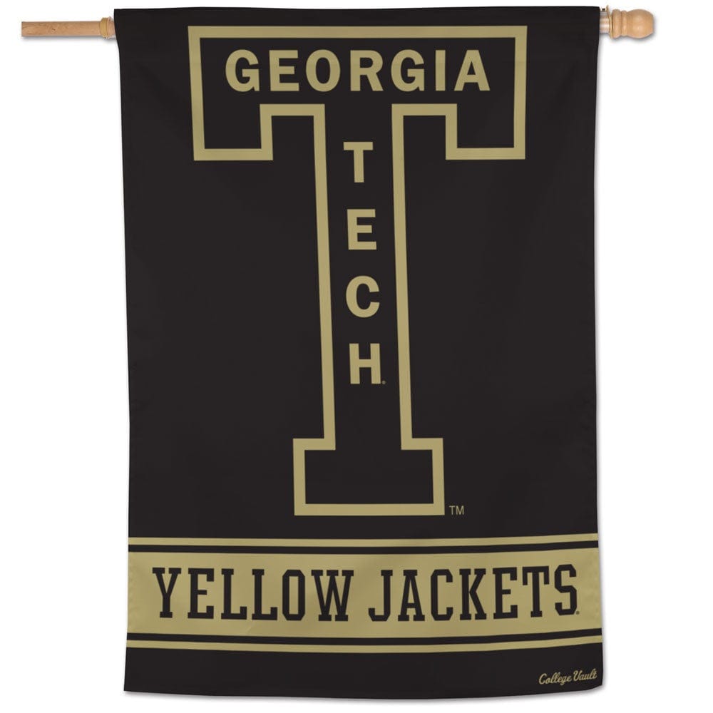Georgia Tech Yellow Jackets Banner Throwback House Flag 21451022 Heartland Flags