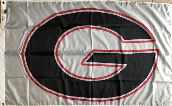 Gilbert High School Flag 3x5 G Logo White 77058 Heartland Flags