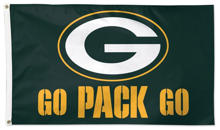 Green Bay Packers Flag 3x5 Go Pack Go 32461321 Heartland Flags